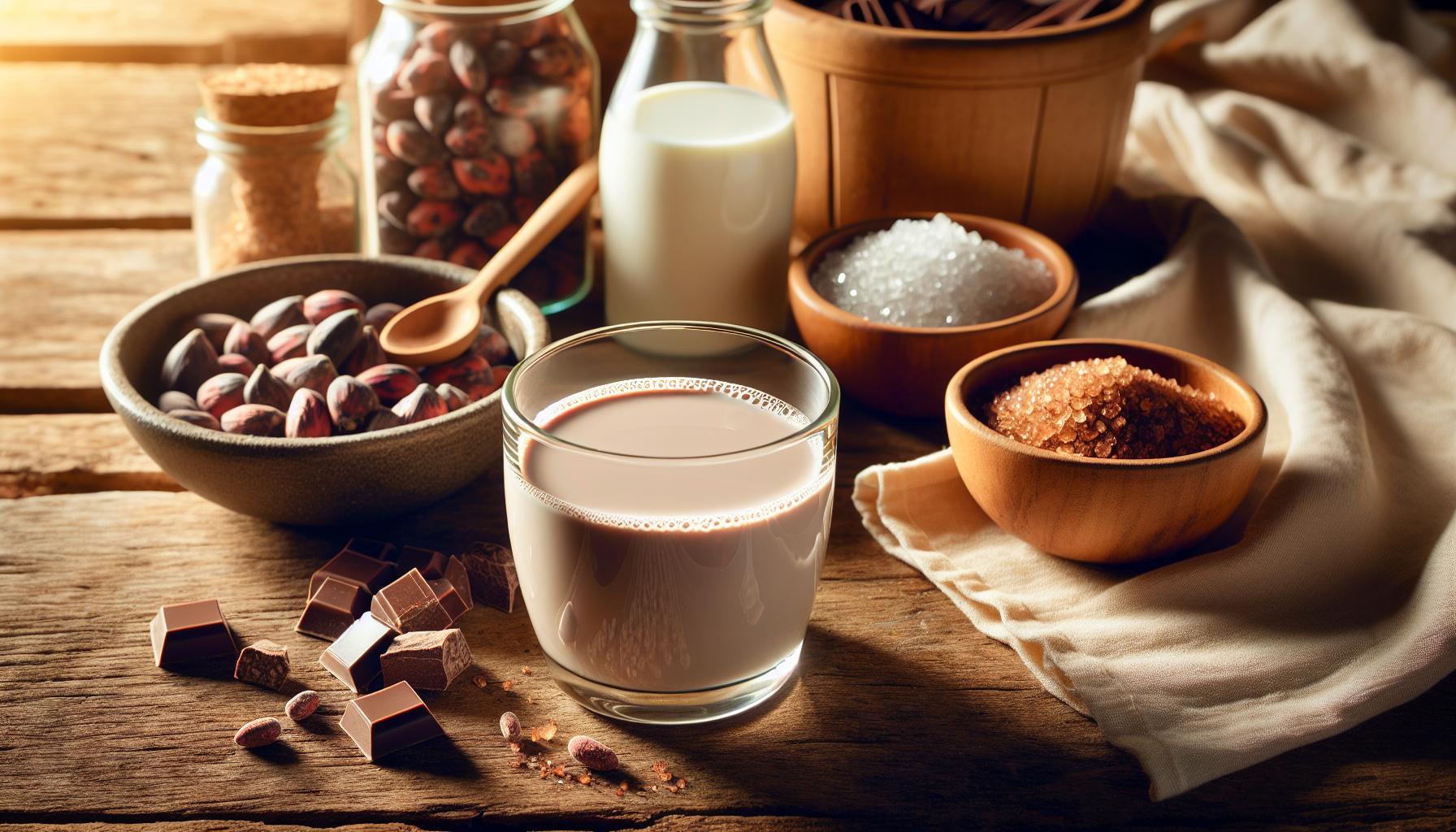Indulge Guilt-Free: Healthy Homemade Chocolate Milk with Less Sugar